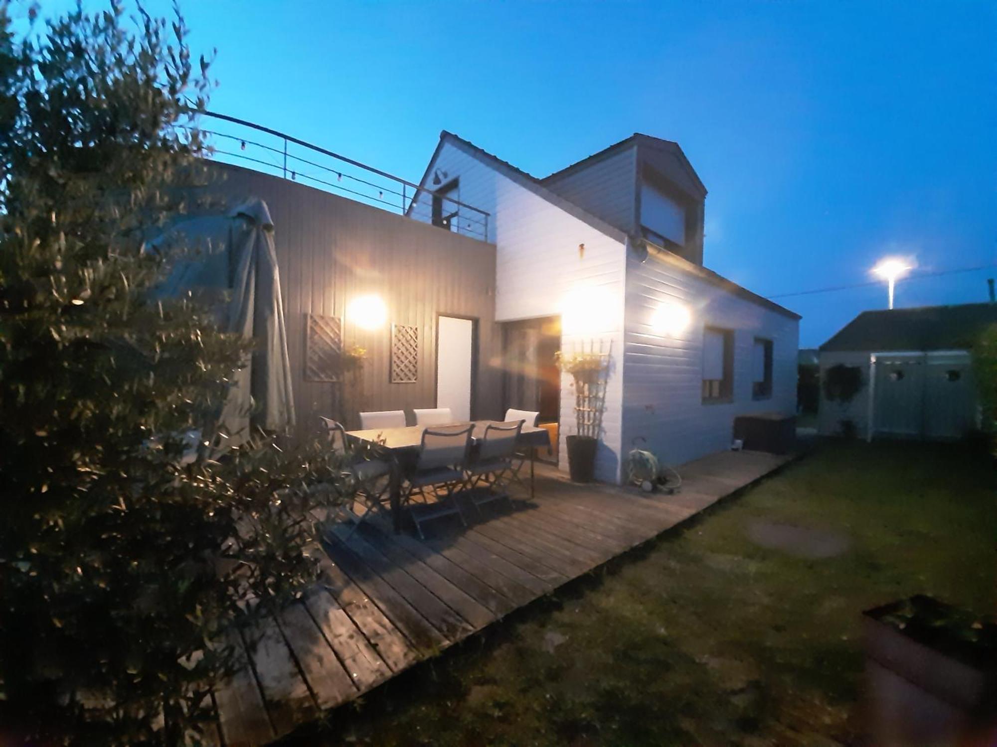 Maison Chaleureuse Bord De Mer Primelin Exterior foto